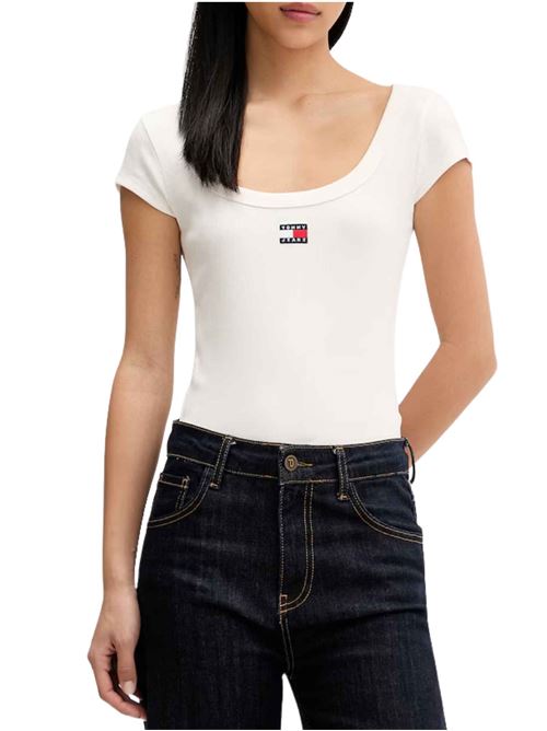 T-shirt silm fit a costine Tommy Jeans | DW0DW22793YBH